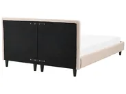 Lit avec sommier Tissu FITOU 140 x 200 cm Beige_875997