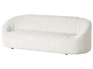 Living Room Set 6 Seater MALUNG Velvet Off-White_884034