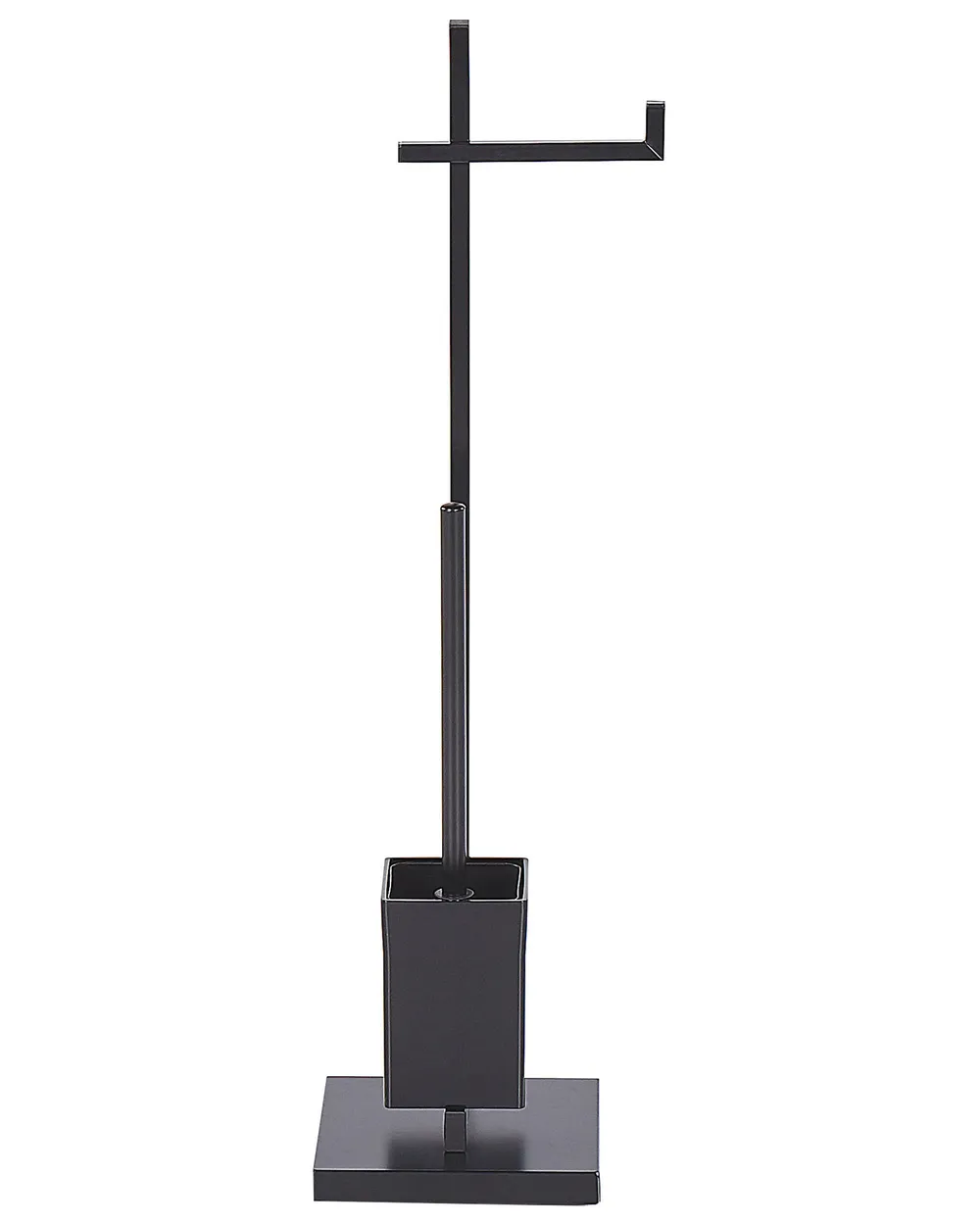 Stojak na papier toaletowy ze szczotką ULAPES Metal Czarny_821800