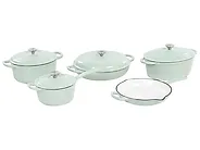 9 Piece Cast Iron Set FERRA Mint Green_1169906