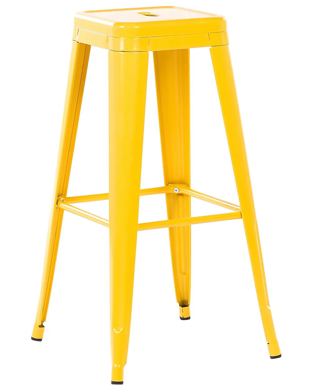 Conjunto de 2 sillas de bar CABRILLO Metal Amarillo_1165837