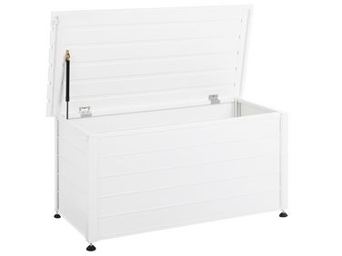 Garden Storage Box 123 x 60 cm White CAMPALTO 