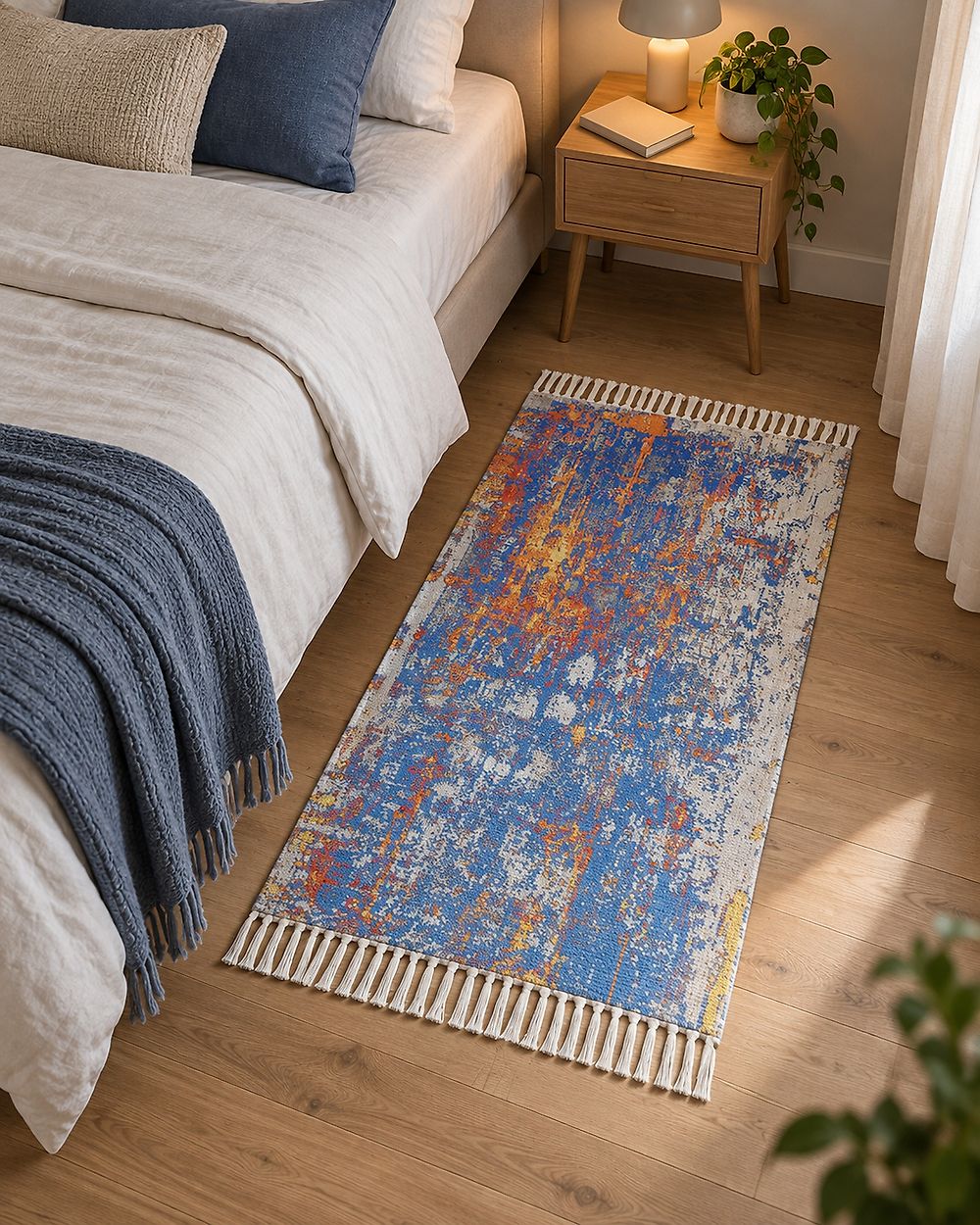 Rug ACARLAR Beige 80 x 150 cm