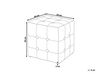 Pouf Samtstoff grau 36x 36 cm WISCONSIN_926888