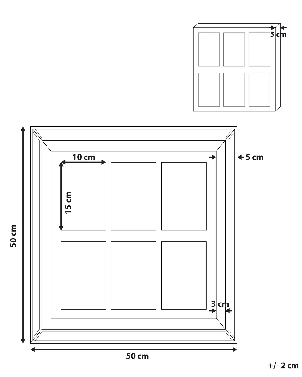 Cornice per 6 foto SINTA Argento_784773