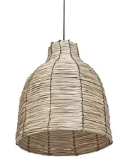 Pendant Lamp KELAKAS Wicker Natural_913746