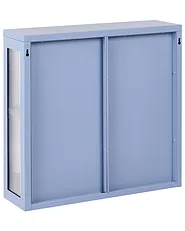 Wall Cabinet HARLYN 60 cm Metal Blue_1160877