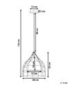 Taklampe kobber TRESA_771207