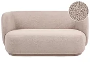 Sofa 3 Seater MELLOSA Boucle Beige_1197297
