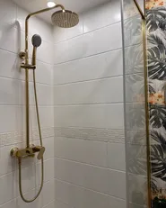 Mixer Shower Set with Rainshower GURARA Gold_945784