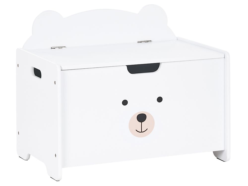 Toy Box MIMILI 48 cm with Bench White