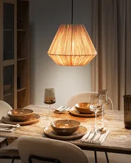 Pendant Lamp DAMIT Wicker Natural_913549
