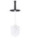 Freestanding Toilet Paper and Brush Holder Black SOACHA_821908