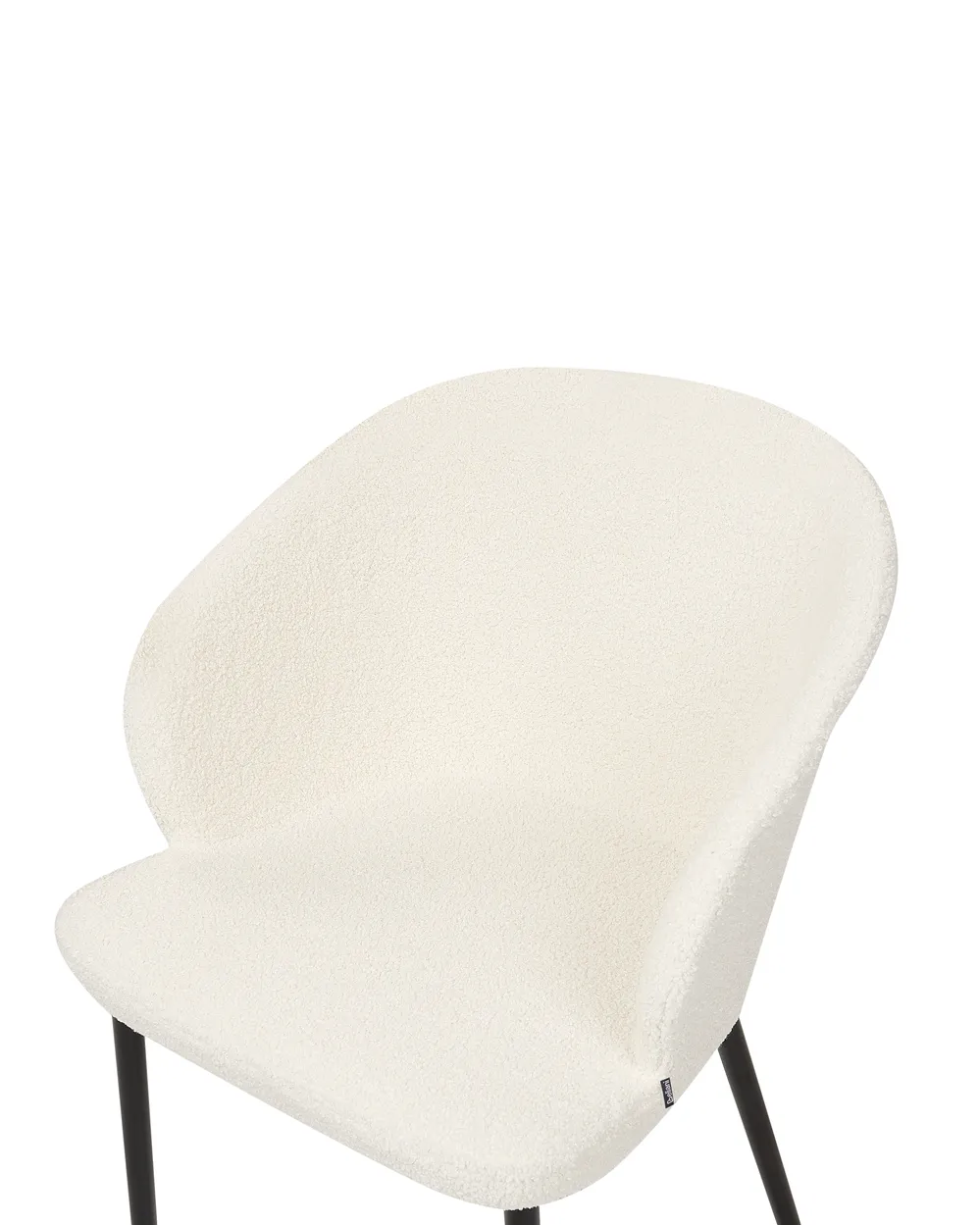 Set di 2 sedie da pranzo MASON Bouclé Bianco sporco_887249