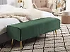 Upholstered Bench PATERSON Velvet Emerald Green