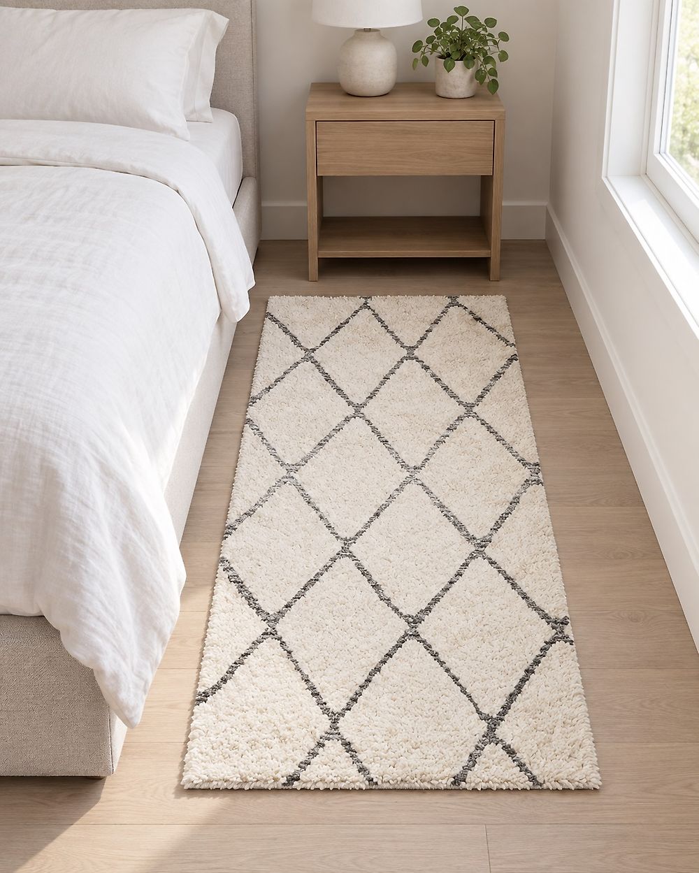 Tappeto PENDIK Beige chiaro 80 x 150 cm Cotone