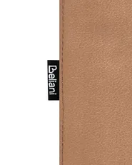 Poltrona LEIRA Pelle sintetica Marrone dorato_1058408