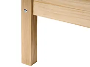Letto Legno di pino ECHALLON 80 x 200 cm Marrone chiaro_1108202