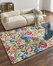 Tappeto FARWAN Multicolore 200 x 300 cm Cotone_1180015