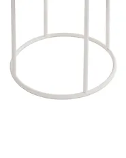 Elevated Plant Pot GANTIANELLA 30 cm Metal Pastel Pink_1188018