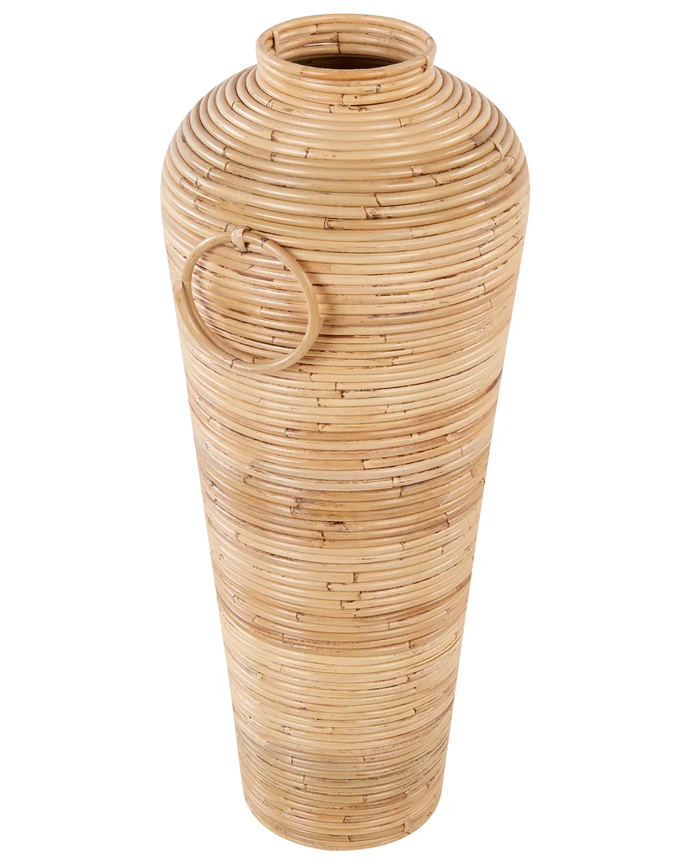 Wazon dekoracyjny ELATIA 70 cm Rattan Naturalny_926277