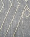 Tappeto cotone grigio chiaro e bianco sporco 80 x 150 cm KHENIFRA_831120