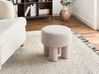 Footstool CANBY Boucle Off-White