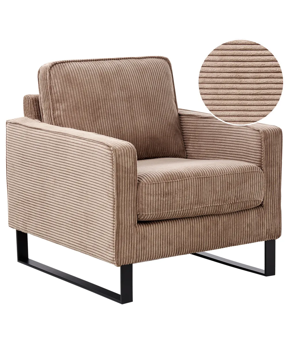 Fauteuil VIND Corduroy Beige