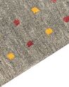 Wool Gabbeh Area Rug 80 x 150 cm Grey SEYMEN_856063