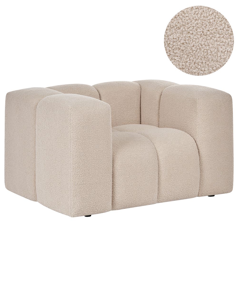 Armchair ANTOLA Boucle Beige