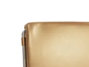 Bed with LED Leather PARIS 160 x 200 cm (EU King Size) LED Gold_781182