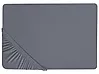 Fitted Sheet JANBU 140 x 200 cm Cotton Dark Grey