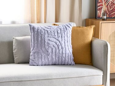 Cotton Cushion 45 x 45 cm Violet TELLIMA