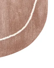 Rug DERA Brown 160 x 230 cm Viscose_1004917