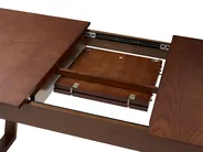Extending Dining Table CAMDEN Dark Ash Wood 160/200 cm 95 cm_1067692