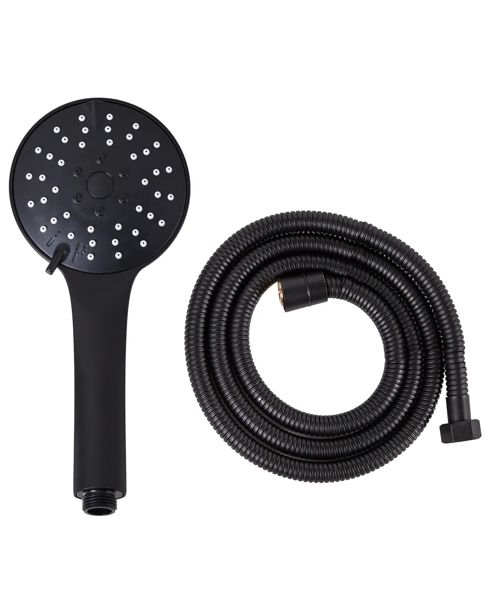 Shower Head and Hose Kit CHURUN 4-function Black_988553