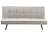 Sofa Bed 2 Seater HASLE Fabric Taupe