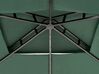 Gazebo acciaio e tessuto verde scuro 240 x 148 cm NARO_851673