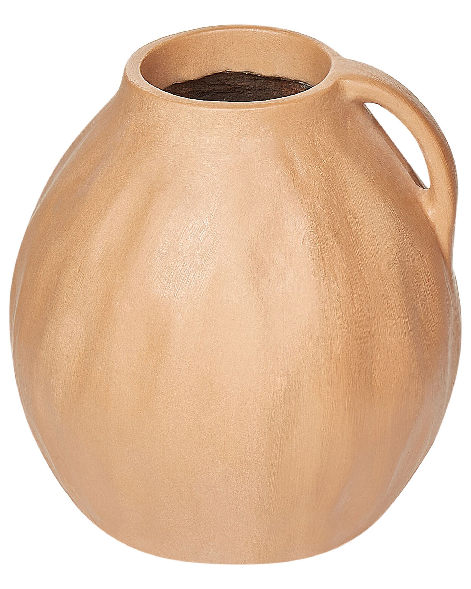 Dekoratívna terakotová váza 27 cm béžová PERAK_893600