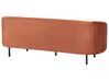 3-istuttava sohva sametti oranssi LOEN_919735