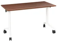 Foldable Office Desk CAVI 120 cm 60 cm Dark Brown_1030671