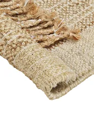 Rug ORTAOBA Beige 80 x 150 cm Jute_847746