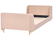 Kids Bed Boucle LAYE 90 x 200 cm (EU Single) Beige_1053929