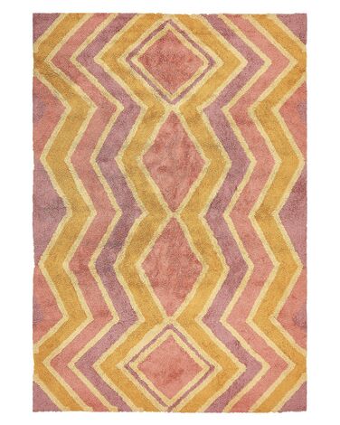 Teppich Baumwolle mehrfarbig 140 x 200 cm CANAKKALE