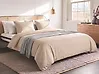 Duvet Cover Set PARKROSE 200 x 200 cm Sateen Cotton Beige