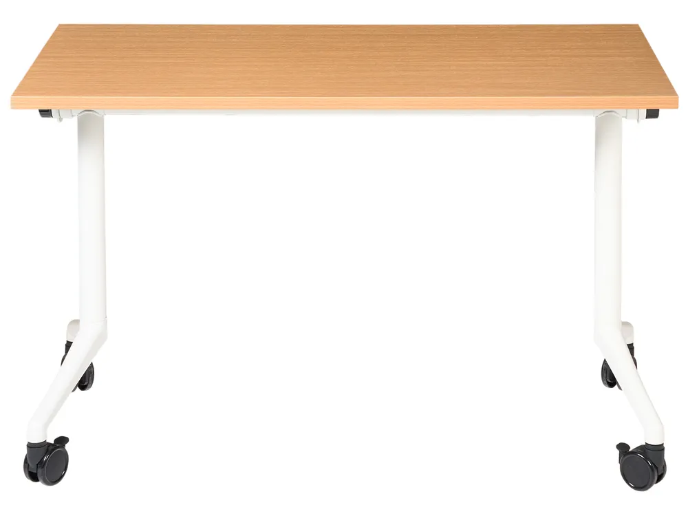 Foldable Office Desk CAVI 120 cm 60 cm Brown_1030684