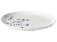Vajilla de 12 piezas MAHLEB Porcelana Blanco/Azul_1191957