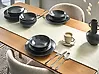 Set veselă 18 piese VIVANI Piatră ceramică Negru