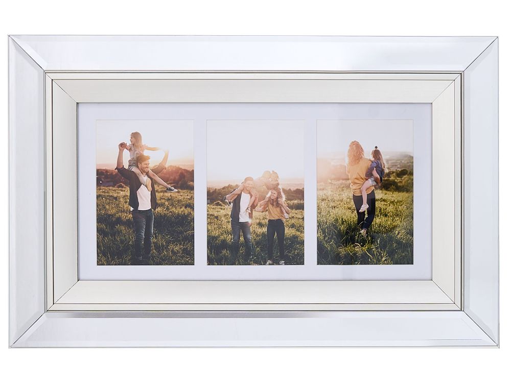 Ramă pentru 3 fotografii MAKENI Argintiu