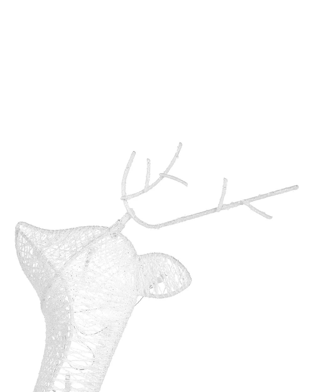 Outdoor Decoration LED ANGELI 92/85/49 cm Reindeer White_812415